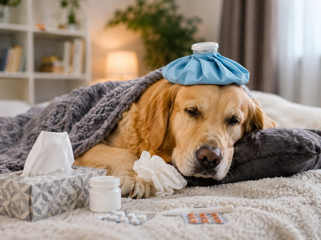 Köpekler Grip Olur mu?