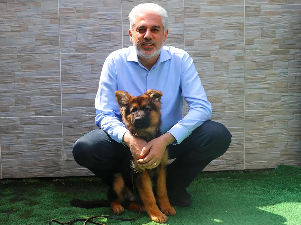 Alman Kurdu Karamel, pansiyon misafirimizdi