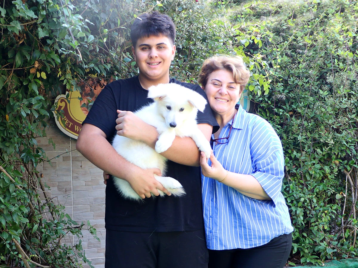 Beyaz Alman Çoban Yavrumuz Yeni Yuvasına Uğurlandı