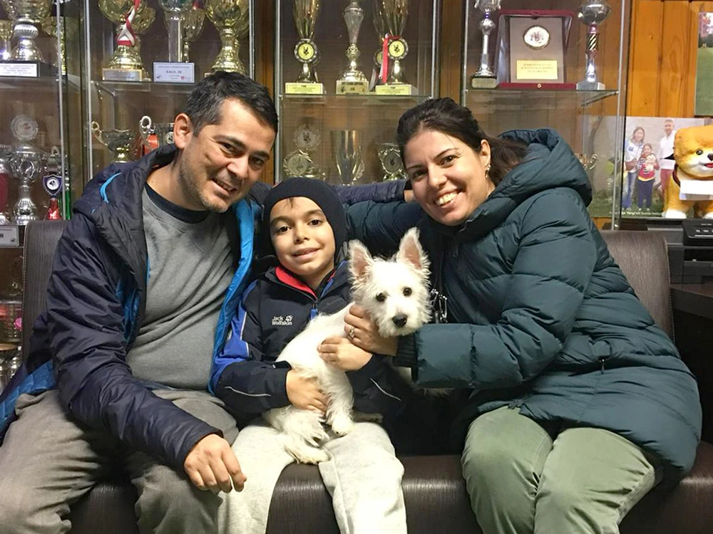 Gümüşbaş Ailesi'nin, West Highland Terrier'i eğitimini tamamladı