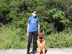 Çakıroğlu ailesi eğitimli Alman Çoban köpeği Nico 'ya kavuştu